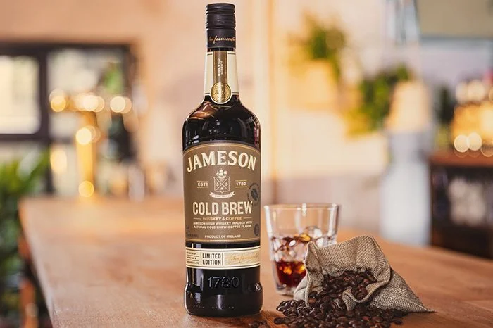 Jameson Whiskey Cold Brew on a counter - Terbodore