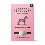 Birthday Cake Coffee capsules box - front view - Terbodore Coffee