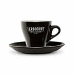 Terbodore logo Black coffee cup set - Terbodore