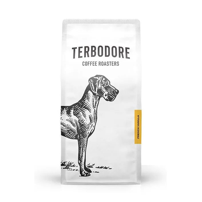 Terbodore French Vanilla Coffee 1kg bag - front