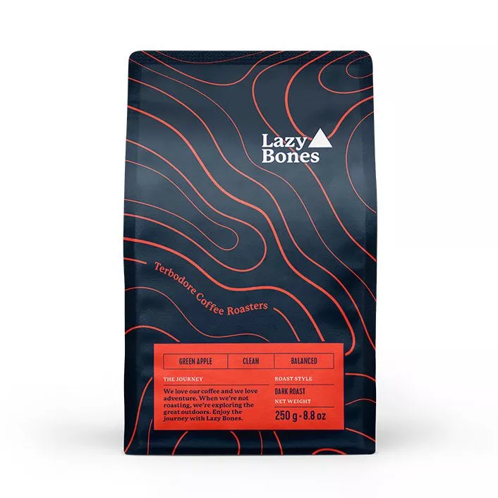 Terodore Lazy Bones Coffee pack - front