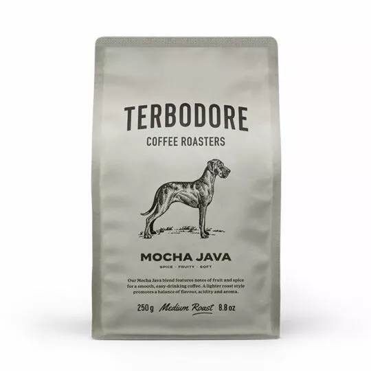 Terbodore Mocha Java Coffee pack - front