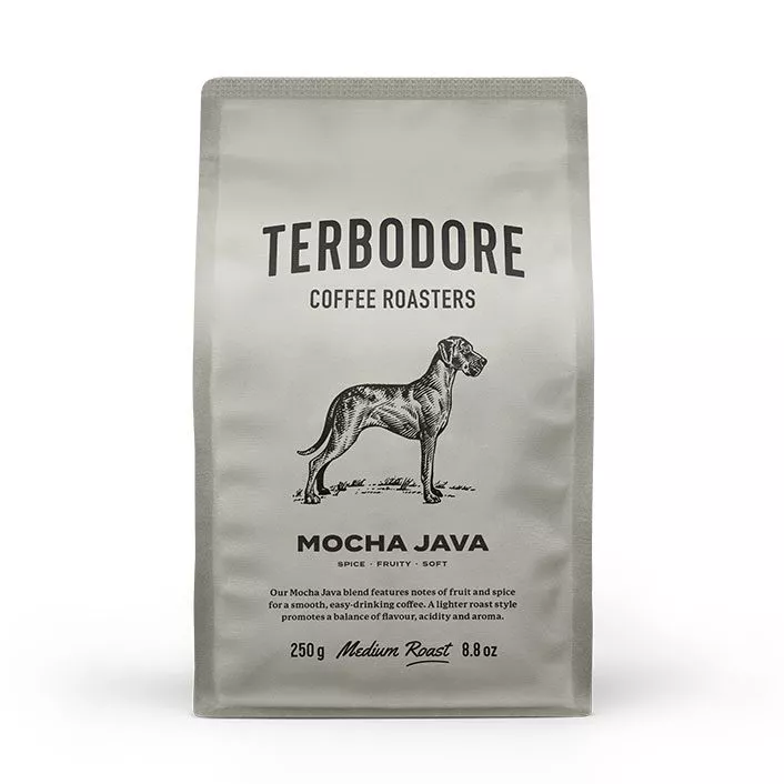 Terbodore Mocha Java Coffee pack - front