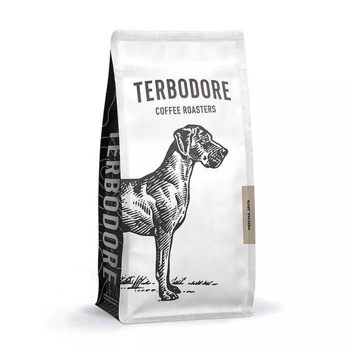 Terbodore Mocha Java Coffee 1kg Pack - side