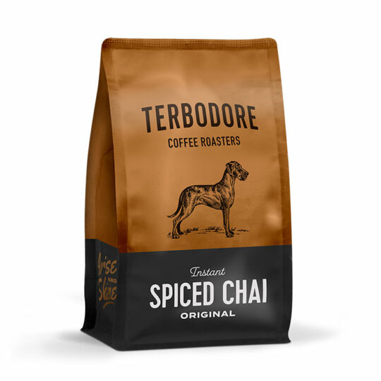 Terbodore Instant Spiced Chai Original Bag - side view