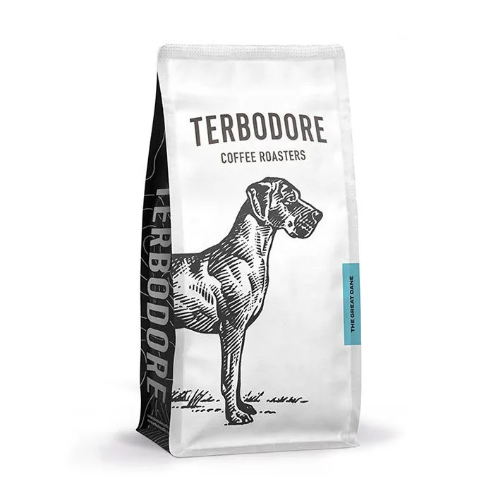 Terbodore Coffee The Great Dane 1kg pack - side