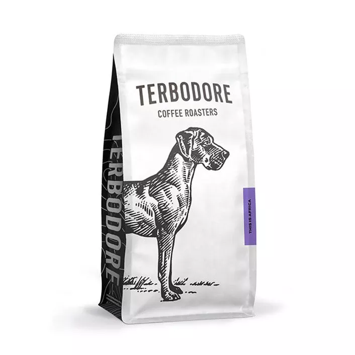 Terbodore Coffee This is Africa 1kg pack - Side