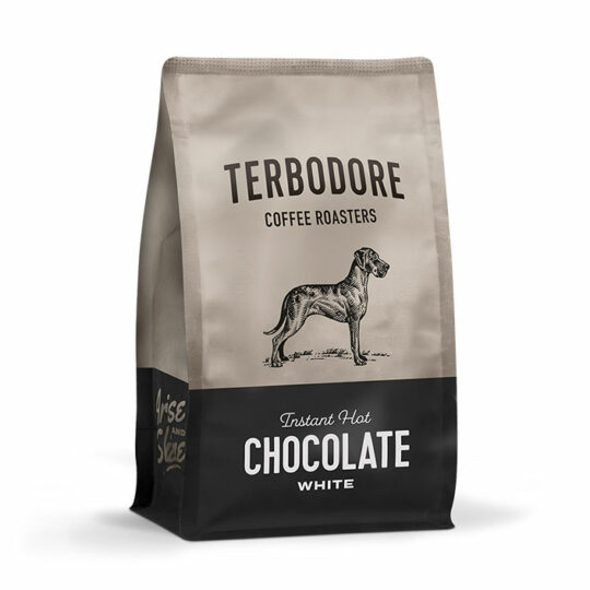 Terbodore Instant Hot Chocolate White Bag - side view